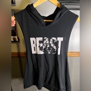 Gym revolution cut off hoodie